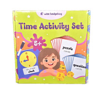 Wise Hedgehog Time Activity Set 53pc Learn To Write Digital Time Learning Kit 5