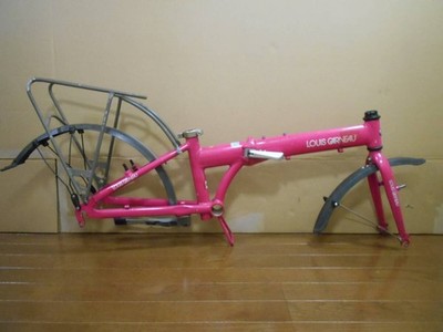 Luigano 20 Inch 406 Folding Aluminum Frame 100Mmx130Mm Small Wheel Minivelo  Only