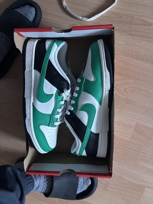 Nike Dunk Low Herren Sneaker Größe 42.5 Grun Schwarz Neu 
