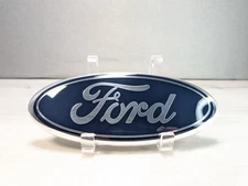 NOS Ford F150 2005-2014 Emblem Front Grille / Tailgate 9 inch Oval Blue & Chrome