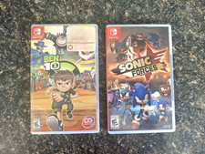 Nintendo Switch Empty Cases Lot Sonic Forces 10 Ben 10 CASE ONLY NO GAMES