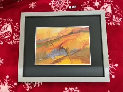 SELTENER GERAHMTER KUNSTDRUCK KUNSTDRUCK, Vintage, VON DAVID BOMBERG