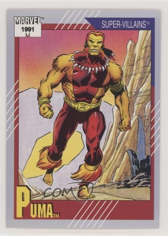 1991 Impel Marvel Universe Series II Super-Villains Puma #79 0b3