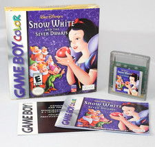 Snow White and the Seven Dwarfs GBC Complete CIB! MINT BOX! VERY NICE! RARE!