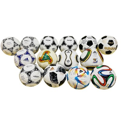 Adidas Historical Mini Ball Set 14 PCs FIFA World Cup 1970 to 2022