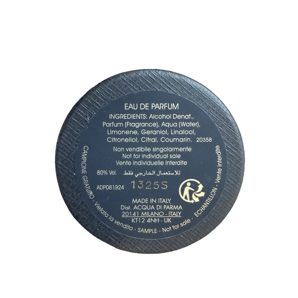 Acqua Di Parma Luce Di Rosa Eau de Parfum Unisex Colonia Perfume Mini 0.16 OZ Foto 2 de 2