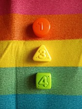 3pc Spark Create Imagine Replacement Parts: Circle, Triangle, And Square