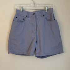 Vintage 90s Periwinkle Esprit Shorts Size 2-4 13  Waist 