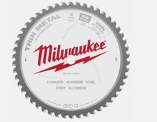 Milwaukee 8" Circular Saw Blade Thin Metal  Stainless Cutting 50T 48-40-4520