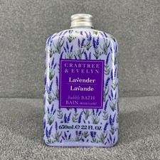 Crabtree Evelyn Lavender Bubble Bath Unisex 22oz Purple Floral Relaxing Spa