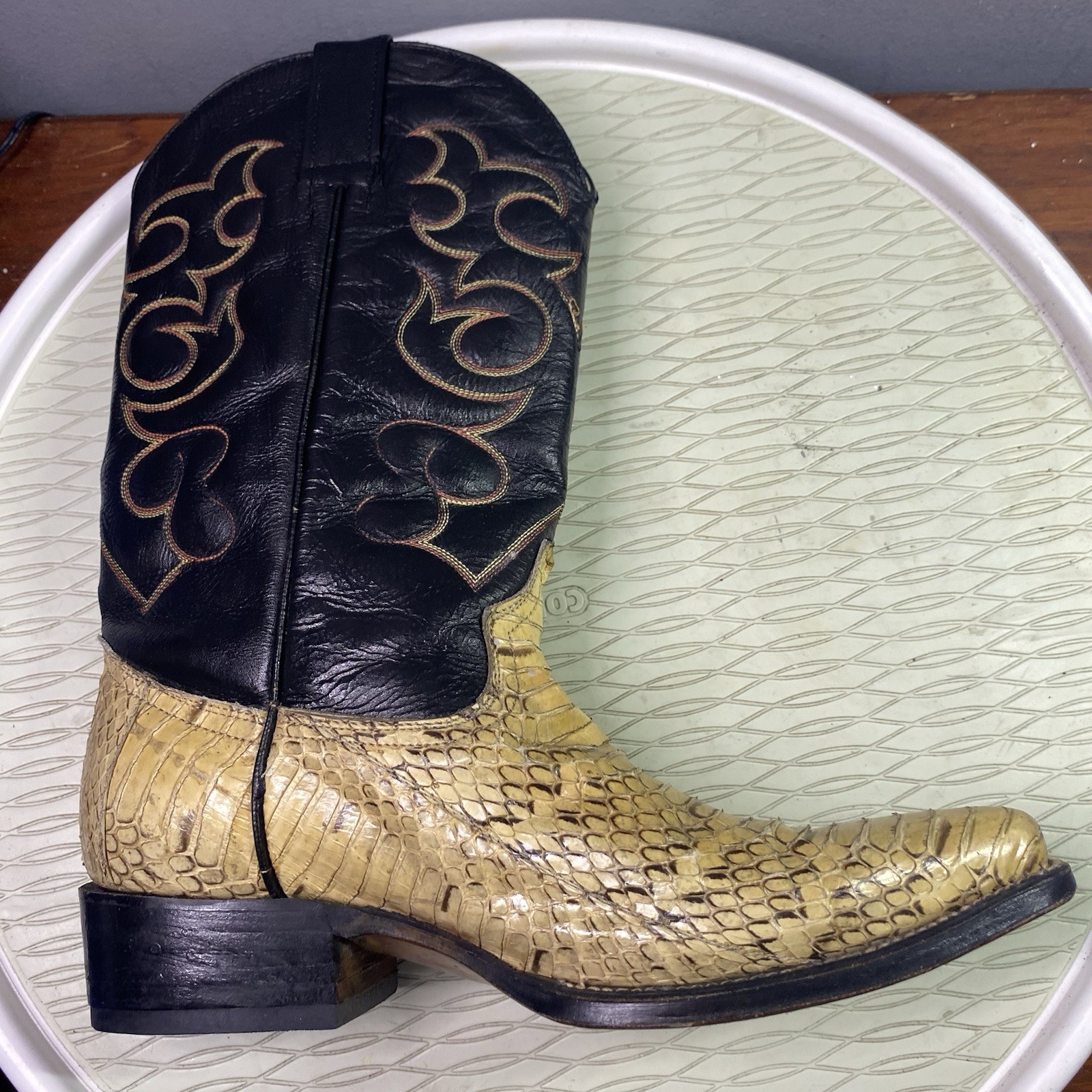 Botas Y Botines Men Leather Python Snake Western … - image 10