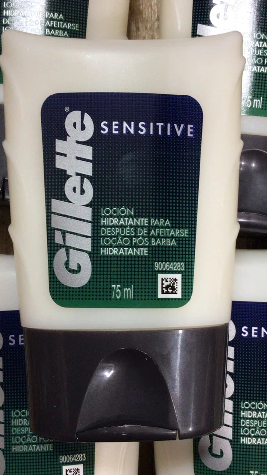 Lote de 6 Gillette Loción After Shave Piel Sensible 2.5 Fl Oz 05/25 Fecha Foto 2 de 3