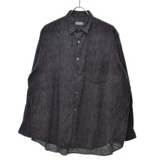 COMME des Garcons HOMME 80s Archive HB 080280 Rayon Stripe Long Sleeve Shirt