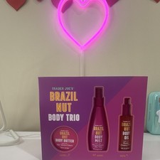 Trader Joe's Brazil Nut Body Trio Set Body Butter Mist Oil, Cruelty-Free