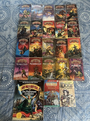 #ad Lone Wolf 1 20 Set Joe Dever W Bonus Book 21 Lone Wolf Companion Gun $875.00