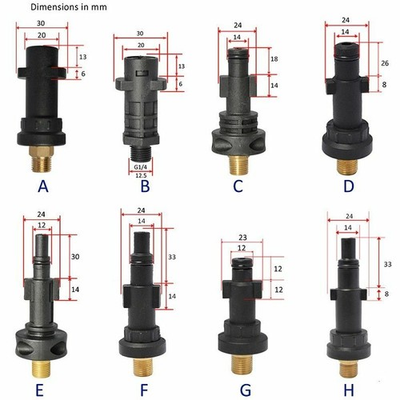 #ad Snow Foam Lance Adapters Nozzle Fittings for Lavor Elitech Sterwins Vax Hammer $15.73
