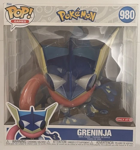 Funko Pop! Vinyl Jumbo 10 Inches: Pokémon - Greninja - Target Exclusive #980 New
