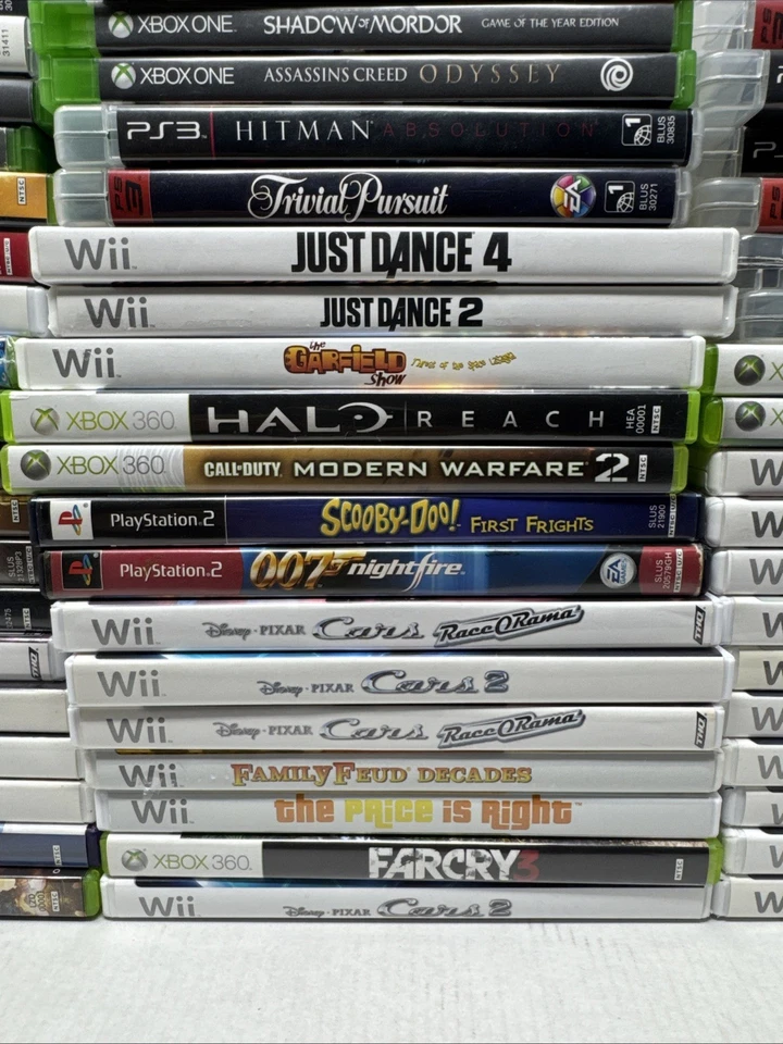 Mixed Lot of 56 Video Games – PS2 Xbox 360 Original Xbox Wii Tested & Working - Image 4 of 4