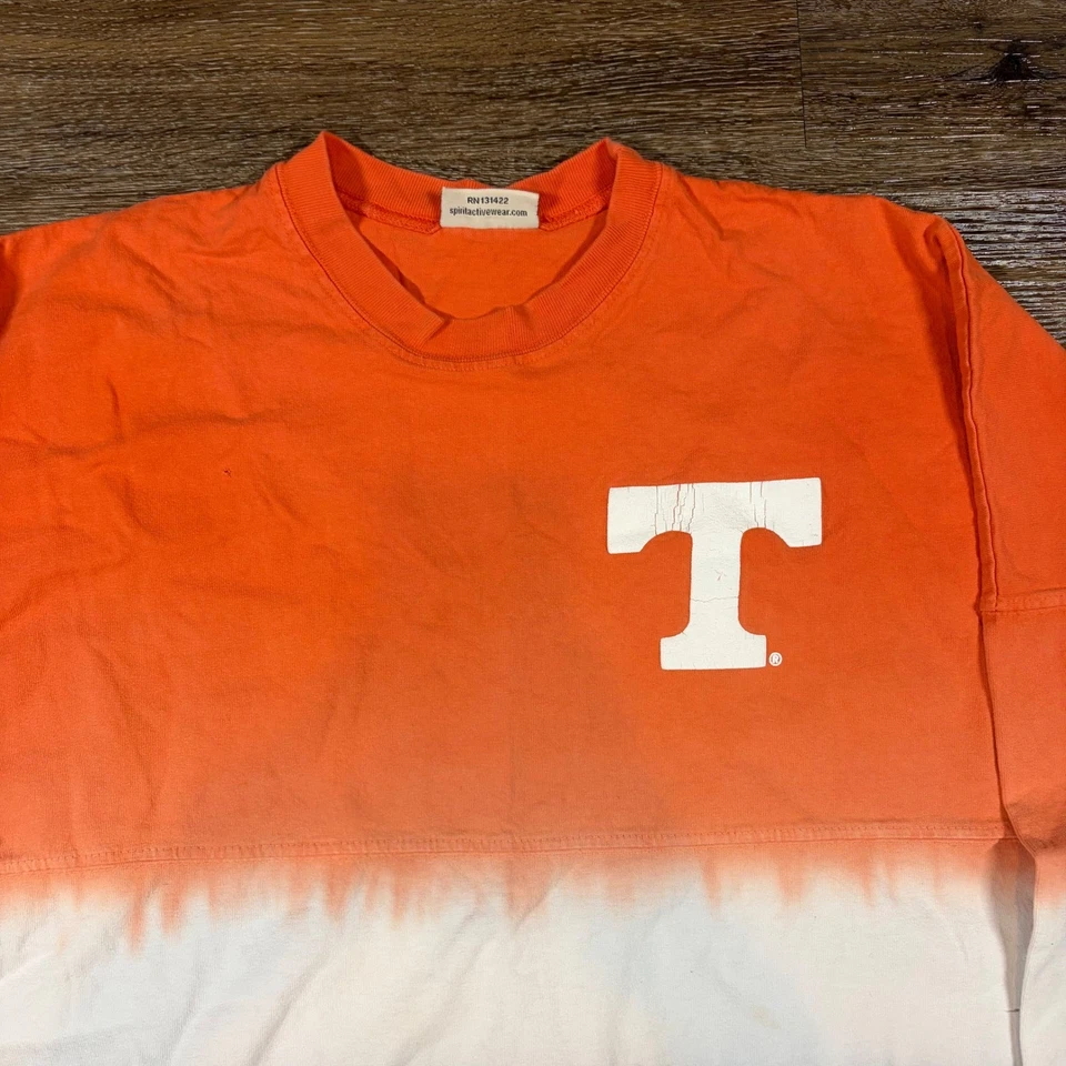Spirit Shirt Women's L Tennessee Volunteers Orange  Long Sleeve Puff Graphic - Image 3 of 4