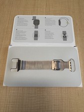 Natural Titanium Milanese Loop for Apple Watch - Large - Nearly New