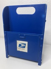 Vintage US Postal Service Desk Letter Holder Post Office Envelope Storage USPS