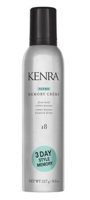 Kenra Nitro Memory Creme #18 Firm Hold Mousse 8 oz. New! Fast Free Shipping!