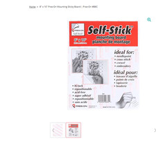 3-PACK - Pres-On Mounting Board 8"x10"