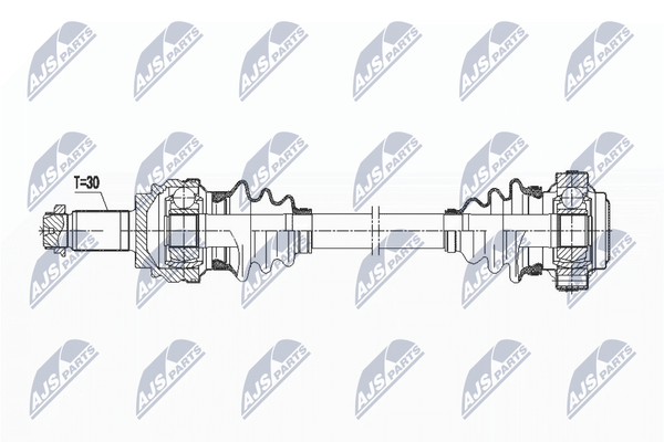 NEU - NTY NPW-BM-073 Antriebswelle FüR BMW-image