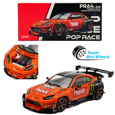 Pop Race 1:64 Pandem Toyota GR 86 Daigo Saito FDJ 2022 #265 | eBay