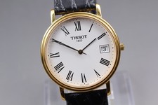 [Quasi Come Nuovo] Orologio Uomo Vintage Tissot 1853 T870/970 Bianco Rotondo Qz dal GIAPPONE