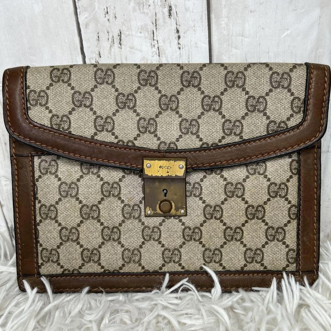 Sac pochette Gucci GG Supreme occasion compact classique sac à main