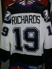 VINTAGE #19 Brad RICHARDS Tampa Bay LIGHTNING Off. Lic. CCM Jersey, Size Men's M