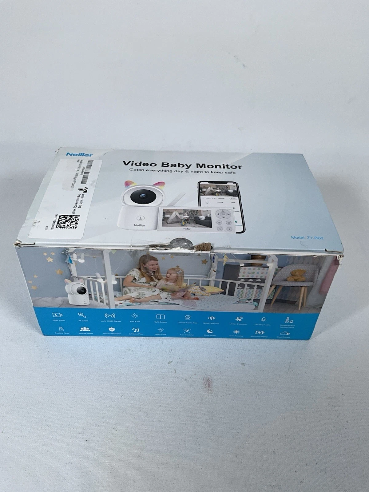 Neiller Video Baby Monitor 1080p Two Way Talk