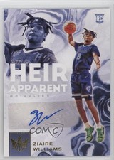 2021 Panini Court Kings Heir Apparent 34/199 Ziaire Williams #HA-ZWL Auto 17d3