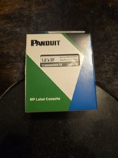 PANDUIT T100X000BXM-BK Cassette, Continuous Tape, MP, 24mmx9m Black On Yellow