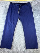 FIGS Technical Collection Scrubs Pants Mens XL Navy Blue Drawstring Medical