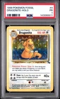 1999 POKEMON FOSSIL #4 DRAGONITE-HOLO PSA 1