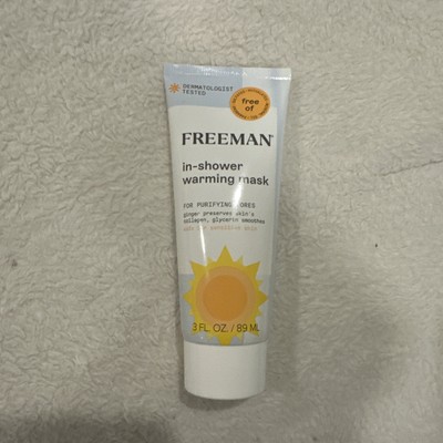 Freeman IN SHOWER WARMING MASK For Pores Face Facial Mask 3 Fl Oz NEW