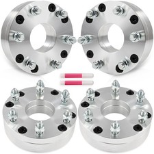 4pcs 2 12x1.5 Wheel Adapters 5x4.75 To 6x5.5 For Chevrolet Gmc 5 Lug To 6 Lug