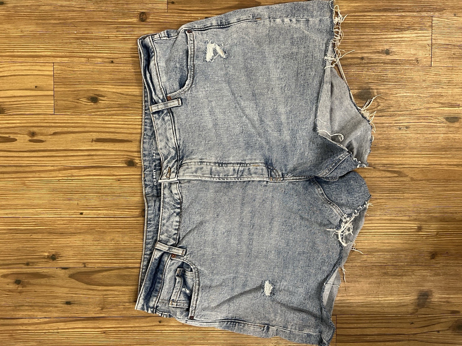 Women Old Navy Blue Jean shorts size 24