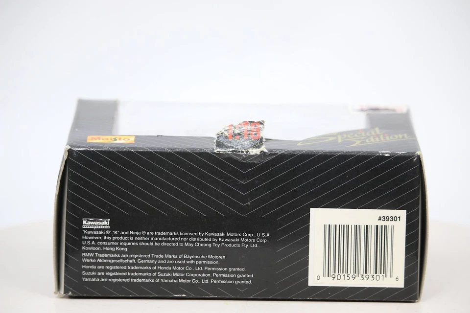 Modelo de motocicleta diecast Maisto Yamaha XV1000 Virago 1:18 nuevo con caja dañada Foto 3 de 4