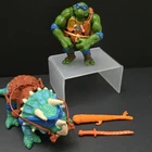 Playmates Tmnt Cave TURTLE LEO & DINGY DINO Complere 1993 TMNT VINTAGE