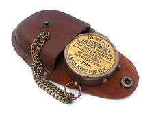 Engraved Brass Compass Gift to My Son/Nautical Gift for Son from To My Son