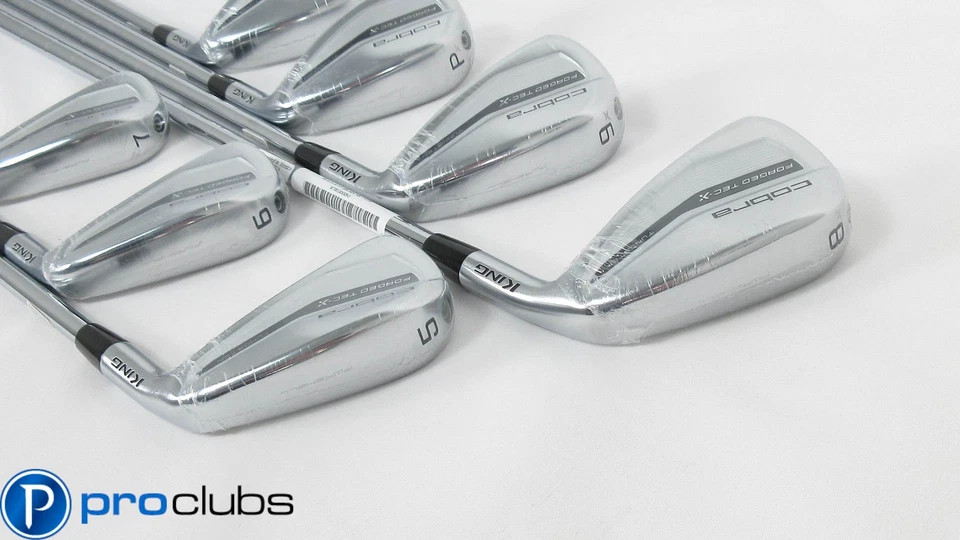 NEW COBRA '2022 KING FORGED TEC-X IRONS 5-PW,GW STEEL KBS REGULAR #413413 - Image 2 of 4