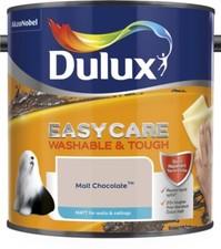Dulux Easycare Matt- 2.5L - Malt Chocolate - Emulsion - Paint - Washable & Tough
