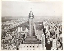 1939 EMPIRE STATE BUILDING NEW YORK CITY TYPE 1 PHOTO  ICONIC RARE CENTRAL PARK