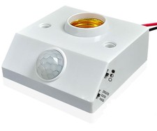 1x PIR Motion Sensor E27 E26 Lamp Holder Light Socket