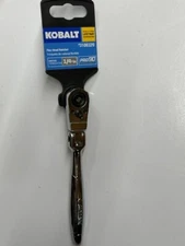 New Kobalt 1/4” Drive Flex Head Pro 90 Ratchet!! 81746 ~ 3108329