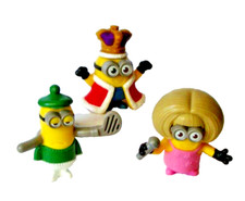 McDonalds Happy Meal Toys Minions Mixed Lot Of 3 - 2019 - 2" Tall