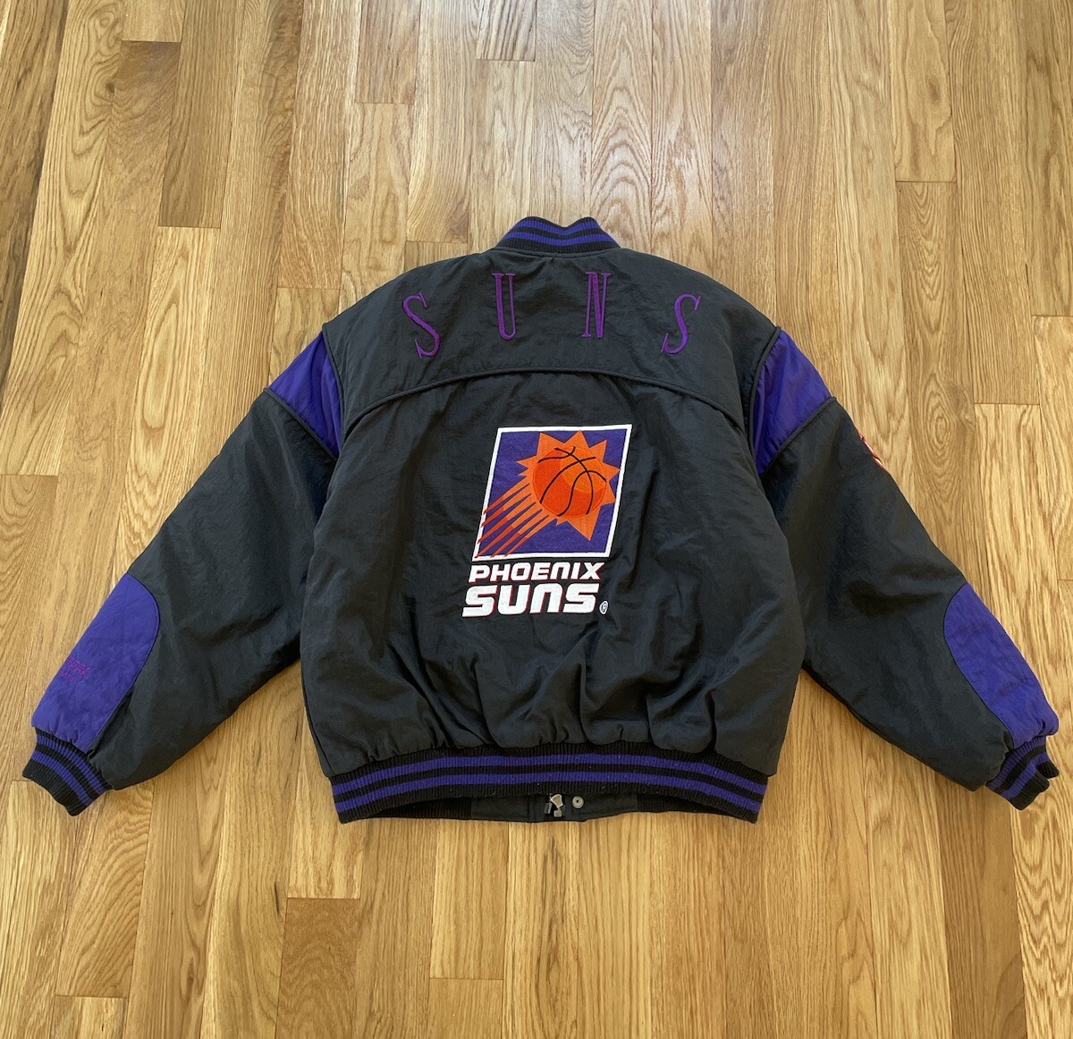 Nutmeg Mills By Campri Vintage 90s Phoenix Suns Bomber Varsity
